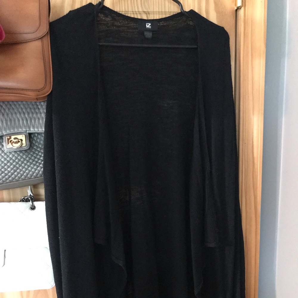 Black cardigan